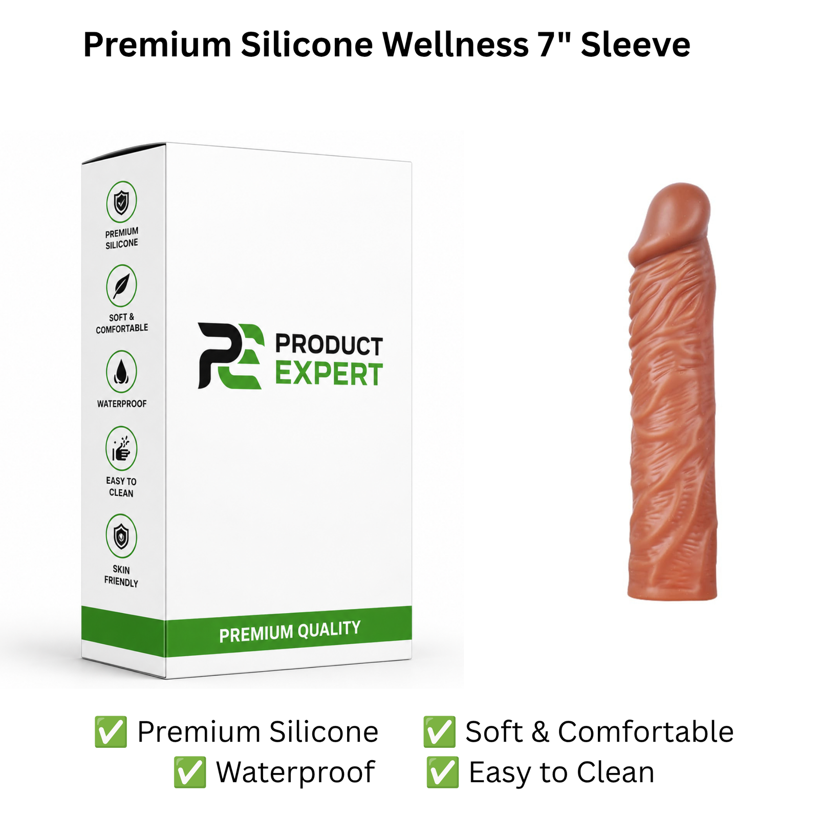 Wellness Sleeve – 8 Inch, 2 Sizes – buy online in Pakistan, discreet delivery